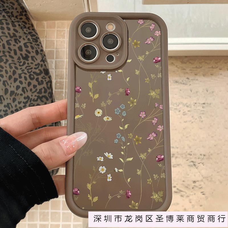 Цветочная линия для чехла мобильного телефона iPhone 11/12/13/14/15 Apple 16promax полноразмерный X/XS