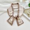Long Silk Scarf, High-end New Versatile Hair Tie Streamer, Atmosphere Ribbon, Spring and Summer Decorative Scarf, Tied Bag Streamer