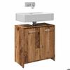 VidaXL Bathroom Vanity Unit Old Wood 60x33x60 Cm, Washbasin Cabinet, Bathroom Under-Sink Cabinet, Furniture 856039