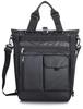 Рюкзак Leaper 4WAY Tote, сумка-тоут, большая вместимость, водоотталкивающая, LE9012P2BK, черный, мужской