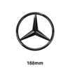 1pcs 188mm 210mm ABS Car Front Grille Badge Decal Cover Emblem For Mercedes Benz A/B/C/E/S Class GLA CLA GLE GLK CLK CLS GLS GLC GO1