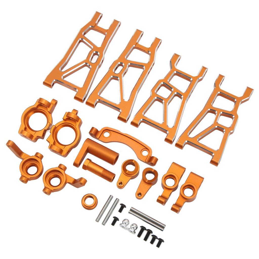 RC Upgrade Parts Kit Aluminium Alloy High Strength Suspension Arm Steering Assembly Set for ZD Racing 10 1Celsius10