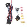 KIMISS Radiator Cooling Fan Relay Kit with Thermostat Switch and Overload Protector - Complete Mounting Accessory for Automotive Cooling System