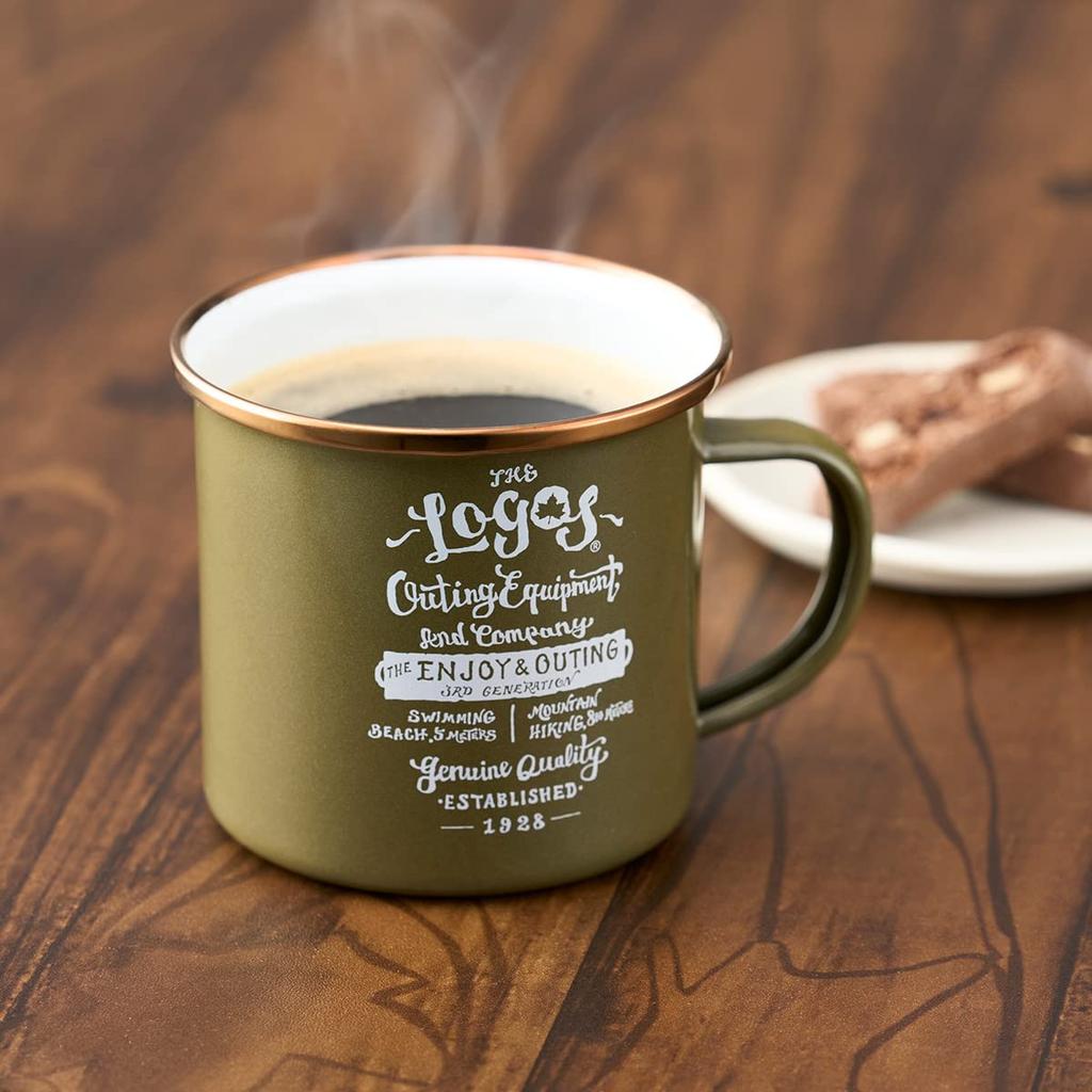 Кружка эмалированная LOGOS Classic (оливковый) 81280061