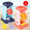 Pink Beach Toys Safety Sand Shovel Sandglass Children Sand Toys  Outdoor