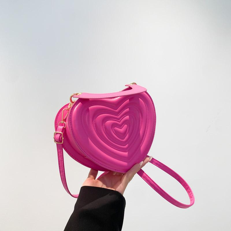 Модная сумка через плечо на одно плечо, однотонная красивая женская сумка, новая модная и персонализированная милая сумка, сумка-мешок Love Bag, сумка подмышкой