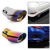 Universal Car Auto Exhaust Muffler Tip Stainless Steel Pipe Chrome Trim Modified Car Rear Tail Throat Liner Accessories