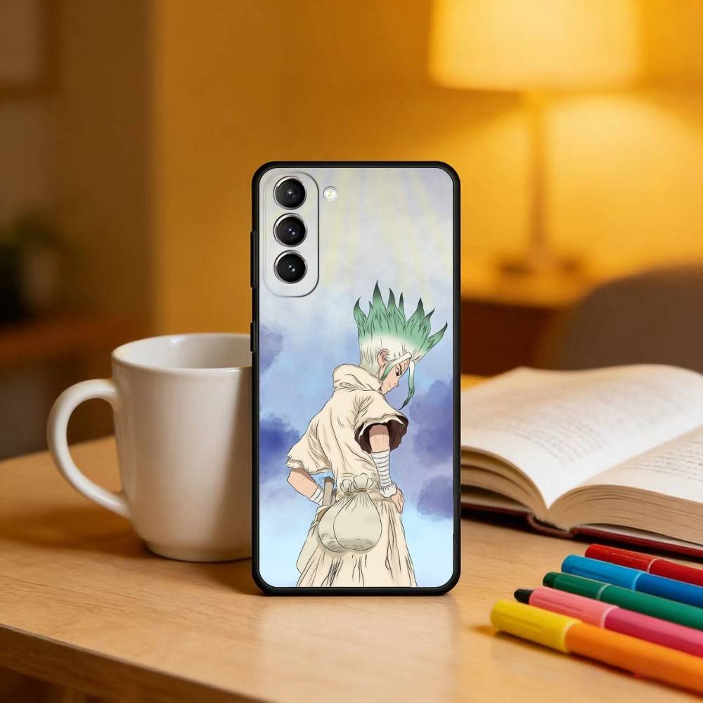 Чехол-бампер D-Dr S-STONE для Samsung Galaxy S21 S25 FE S24 S23 Ultra S20 S9 S22 Plus S10 из ТПУ