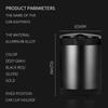 LED Car Ashtray Smoke Ash Cup Holder with Light for Alfa Romeo Giulia 159 147 156 4C Stelvio Giulietta Mito Auto Accessories