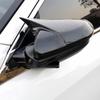 Форма рога ABS углеродное волокно Стиль боковое зеркало заднего вида Кепки для Honda Civic 10th 2016 2017