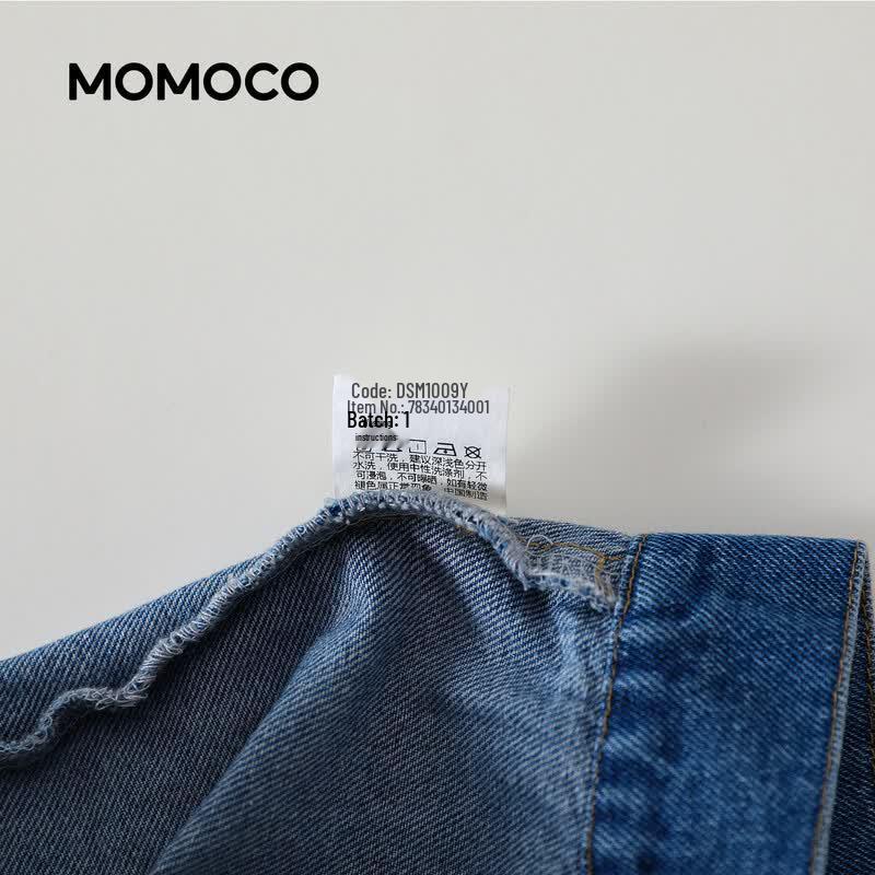 Повседневная джинсовая куртка для мальчиков MOMOCO