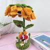 Diy children's handmade material package mushroom house twist stick homemade kit night light ornament gift