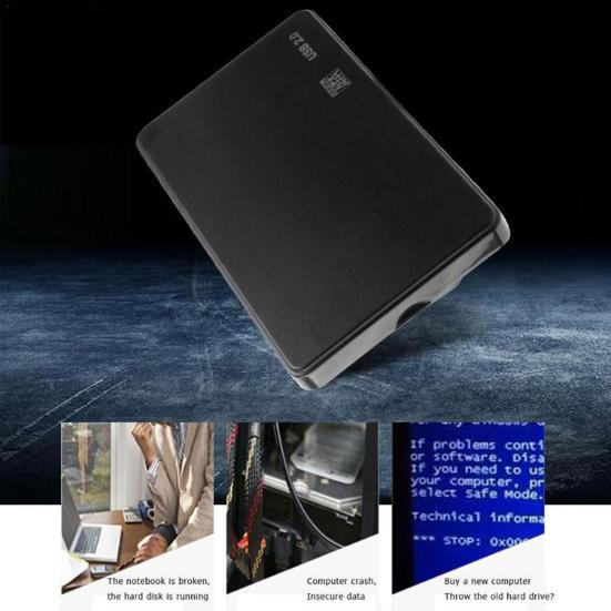 Twardy Dysk SSD Mobilny Stojak na Dysk USB3.0/2.0 ABS Obudowa SATA HDD do Laptopa