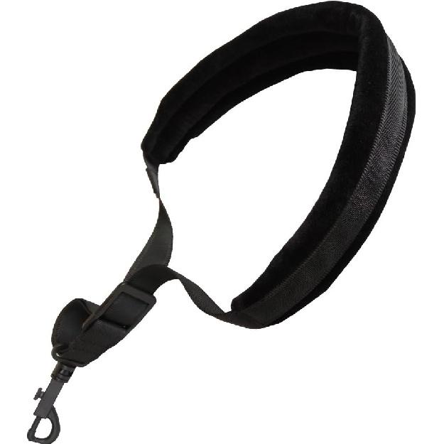 Xinlink Professional Black Soft Padded Saxophone Neck Strap with Snap Hook for Alto Tenor Soprano Baritone Sax Music Accessories