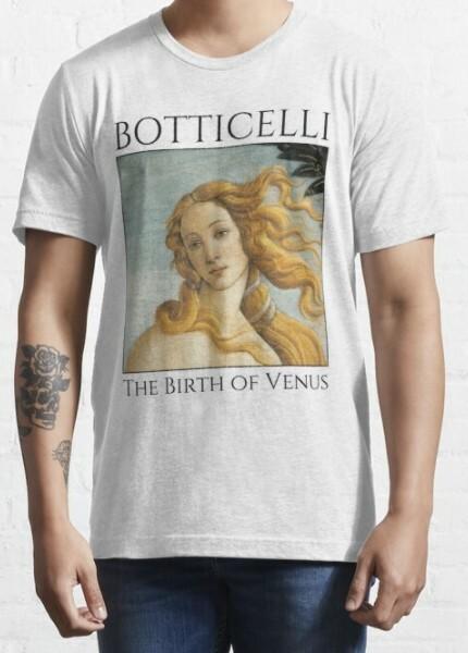 Botticelli Birth Of Venus T shirt %100 Premium T shirt