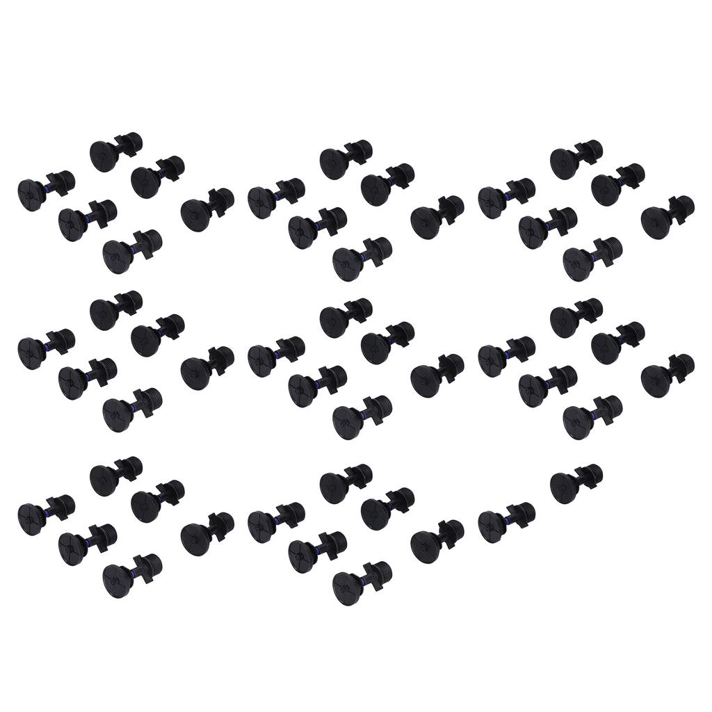 50 шт. двойной распылитель с наружной резьбой G1/2 вращающийся на 360 градусов распылитель воды для садового газона