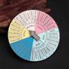 Feelings Wheel Brooch Emotion Lapel Pin Mental Health for Jackets Backpack
