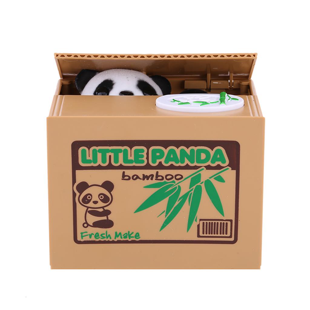 Panda Money Box Coin Bank, Automatic Stealing Coins Cents Bank Saving Box