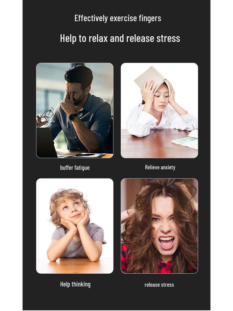 Карточный толкатель 'Сова' EDC Металлический спиннер с магнитным касанием для снятия стресса