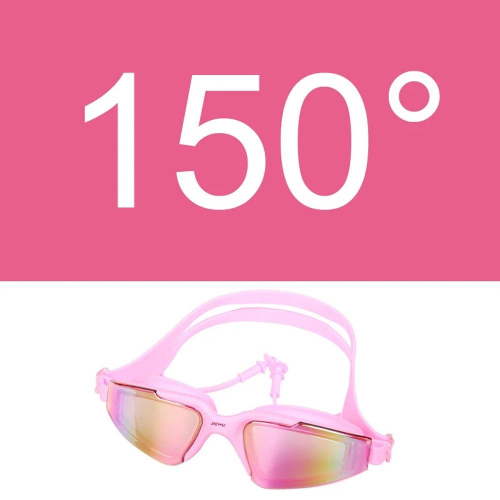 Взрослые Мужчины Женщины Подростки Близорукость -1,5 до -6,0 Очки для плавания Противотуманные очки HD для плавания Диоптрийные очки для водного спорта с берушами