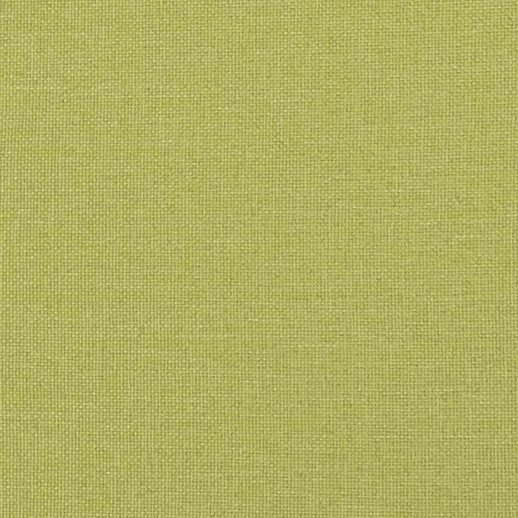 Relax Chair with Footstool Green Fabric