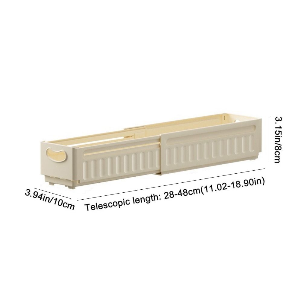 Stackable Expandable Storage Box Adjustable Drawer Storage Box Cabinet Storage Bins  Bathroom
