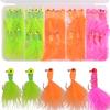 24Pcs/Box Crappie Jig Fishing Lures Kit Feather Jig Head Hook Fly Fishing Lures for Perch Panfish Sunfish Bluegill Trout Walleye