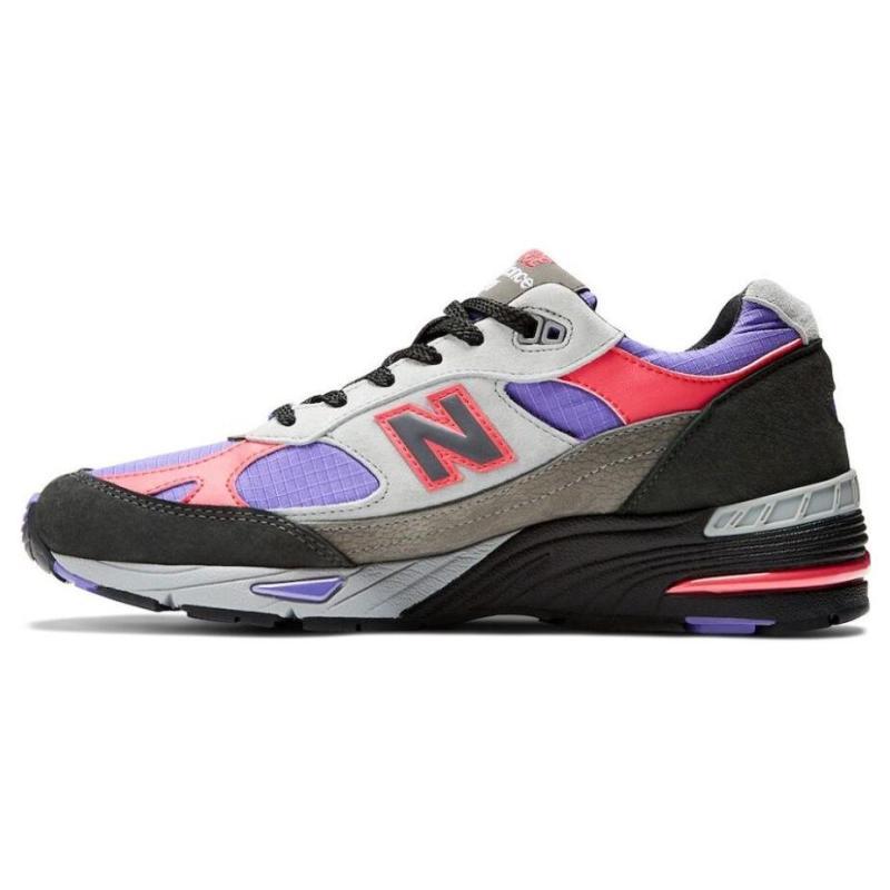 New Balance Palace X New Balance 991 Made In England 'Black Ultra Violet' Sneakers M991PLE