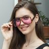 Модные мужские солнцезащитные очки-авиаторы с большой оправой, модные, роскошный бренд, дизайнерские, для улицы, вождения, путешествий, женские очки, женские линзы UV400