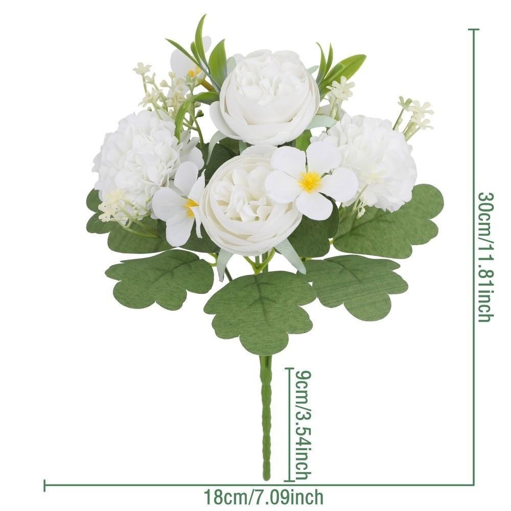 Silk Cloth Simulated Peony Flower Mother's Day Gifts Wedding Fake Flower Bridal Bouquet Home Decor