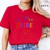 Bridal Shower Special: Fashion Finger Graphic Team Bride T-shirts, Women Clothing for Single Farewell & Bride Squad Tees D001
