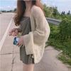 Модные Прозрачные Вязаные Кардиганы для Женщин Свободный Ретро Тонкий Свитер 2026 Длинный Рукав Накидка С Открытым Передом Тонкая Куртка Повседневный Свободный Пляжный Топ Шаль