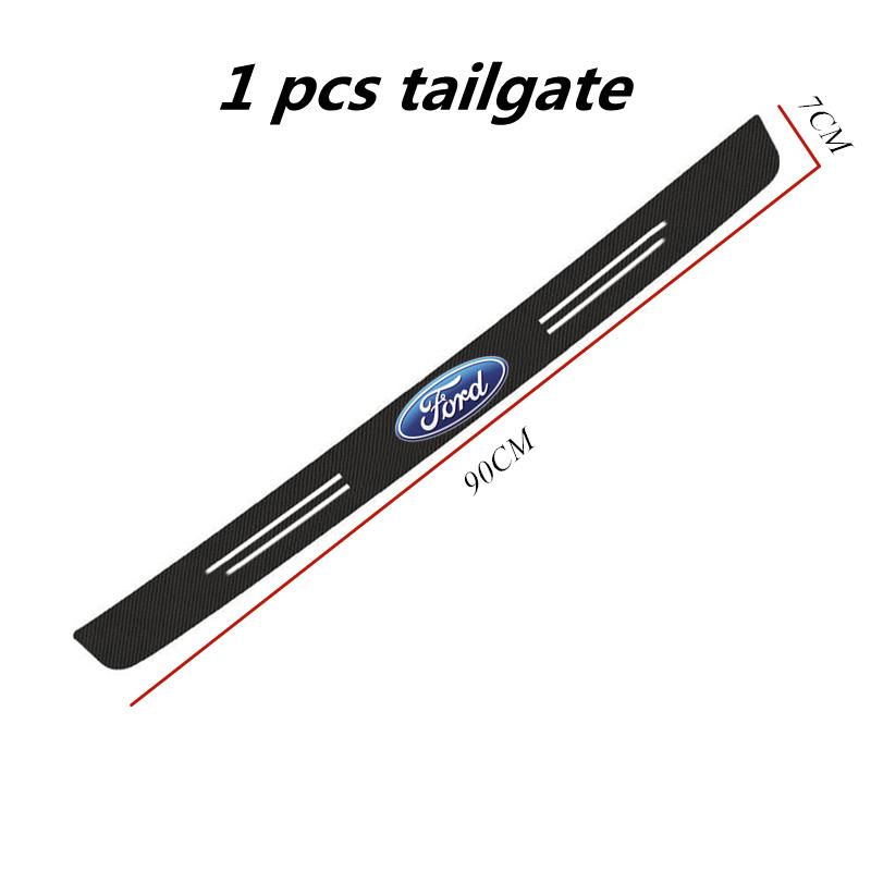 Car Door Sill Stickers Threshold Protector Film Wear Resistant For Ford Focus mk2 mk3 mk4 Fiesta mk7 Transit custom Accessories