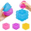 Mini Round Cube Squeeze Toy Stress Anxiety Relief Grape Ice Cube Sensory Toy Teens Adults Portable Soft TPR Cube Pinch Toy
