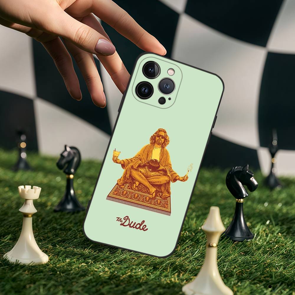 The Big Lebowski Movie Phone Case For IPhone 17 Pro Max 16 15 14 13 12 11 Plus Mini Silicone Black TPU