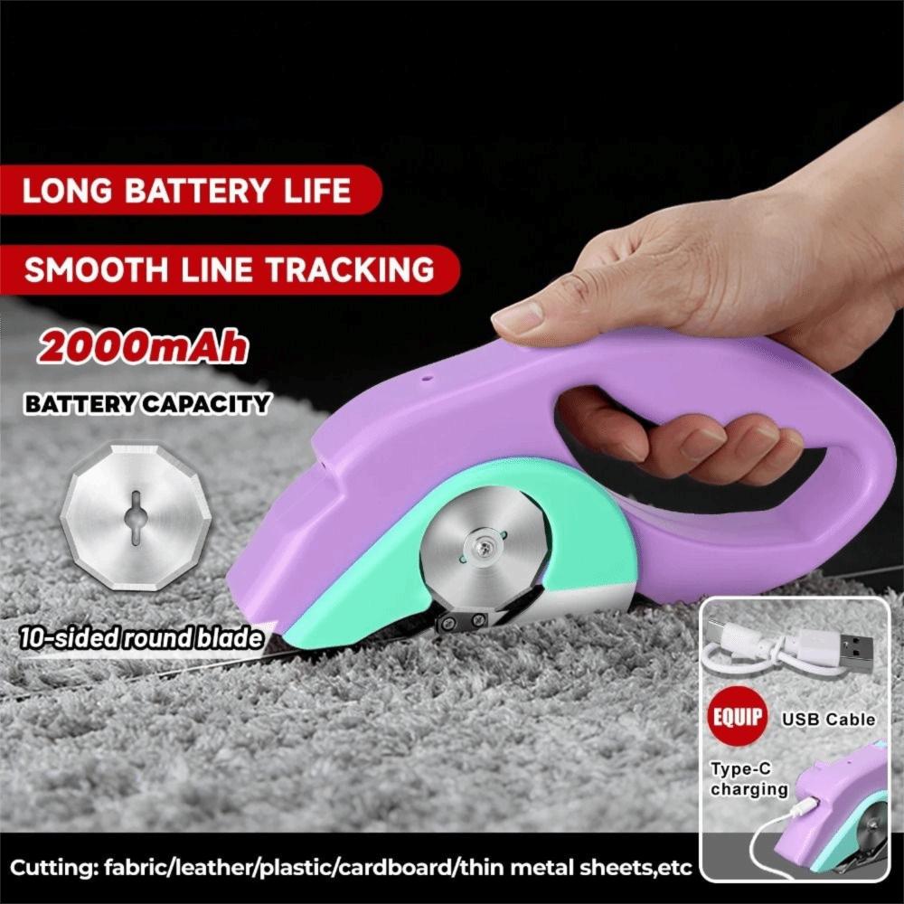 Ergonomic Handle Electric Scissors Precision Cutting Leather Cutting Tool Cutting Cardboard
