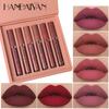 HANDAIYAN Set Of 6 NonStick Cup Liquid Lipstick , Long-Lasting Lip Gloss Gift Box – Matte Finish Lip Gloss, Resistant To Fading
