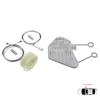 BWR789 Power Window Regulator Repair Set Right for Smart Fortwo MK1 450 1998-2007 2/3-Door Coupe Cabrio Convertible C0002702V001