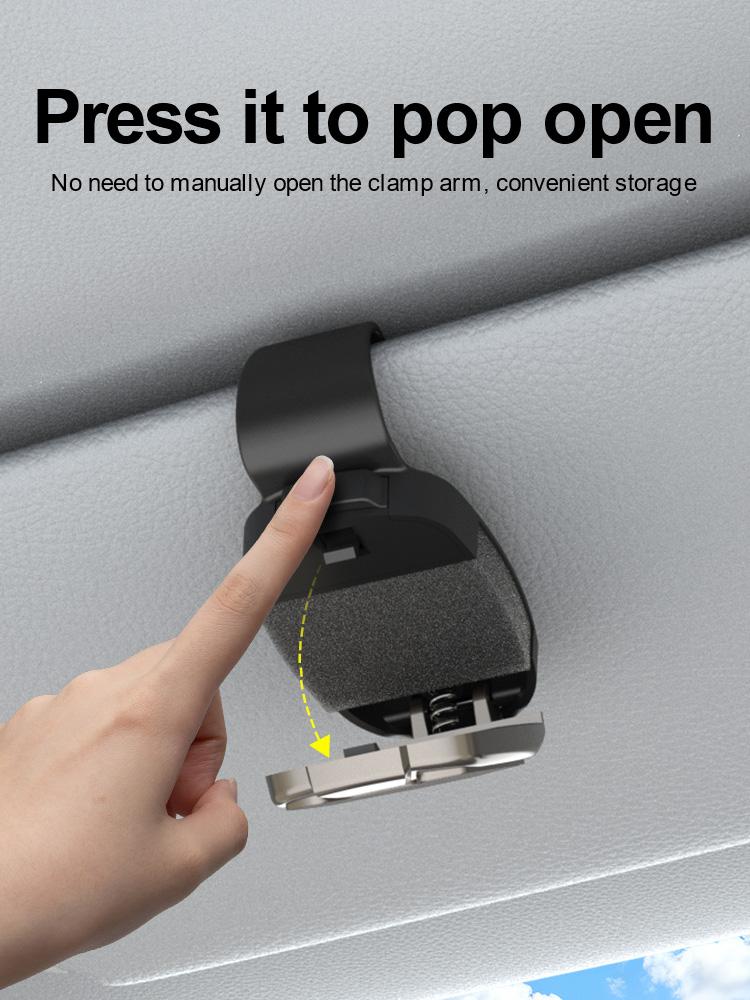 2026 Hot For Volkswagen VW Volkswagen car eye clip glasses holder sun visor car glasses frame car sunglasses case glasses multi-