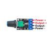 Регулятор напряжения PWM 5V-12V для управления скоростью двигателя постоянного тока и диммирования светодиодов, выход 10A с ручкой