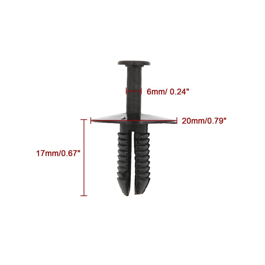 40 шт. Автомобильный крепежный зажим Фиксатор-пуговица для кузова Автомобильный пистон Клепка Бампер Обшивка двери Фиксатор панели Отделка крепеж Комплект Автомобильные аксессуары для интерьера