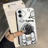 Аниме Чехол Астронавт для iPhone 17 Pro Max 14 15 Plus 12 Air 13 Pro 16 XS 11 XR Задняя Крышка Телефона