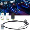 Car LED Atmosphere Light Ambient Lights LED Interior Full Color RGB Streamer Atmosphere Lamp USB APP Control Remote