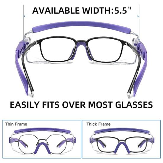 Защитные очки с защитой от запотевания, удобные защитные уплотнения, защита от прозрачного зрения, пыленепроницаемые очки для мужчин и женщин