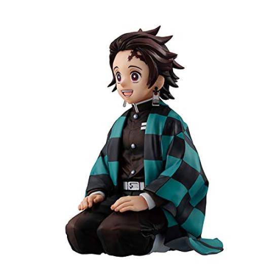 Г.Э.М.. Серия Demon Slayer Kimetsu no Yaiba Tenohira Тандзиро-кун примерно 90 мм ПВХ расписанная готовая фигурка