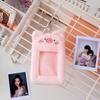 Kitsch Mind Animal Photo Card Holder Etiquette Shot Bag Decoration Celebrity Poca Top Loader Key Ring