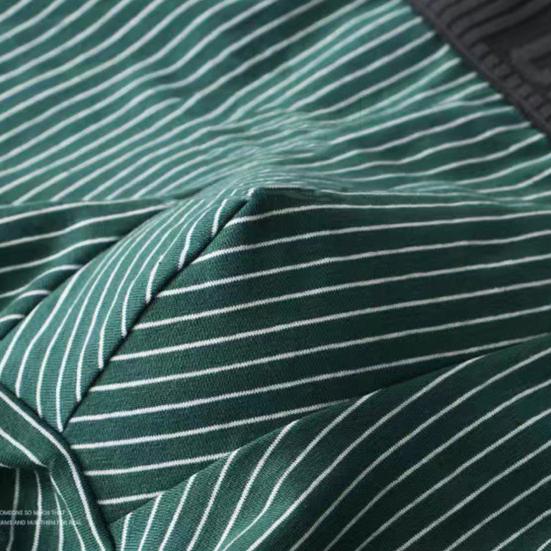 Мужское нижнее белье-боксеры, тонкие шорты в полоску со средней посадкой и принтом в стиле пэчворк, быстросохнущие U-выпуклые трусики