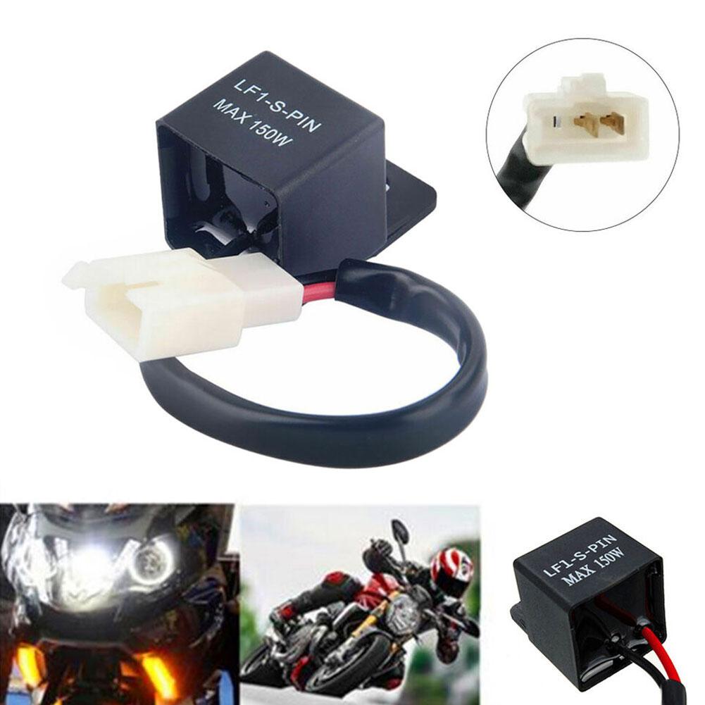 2PIN 12V Motorcycle Adjustable LED Turn Warning Relay Accessory MT09 FZ1 FZ6 R6 Flash MT G0R6