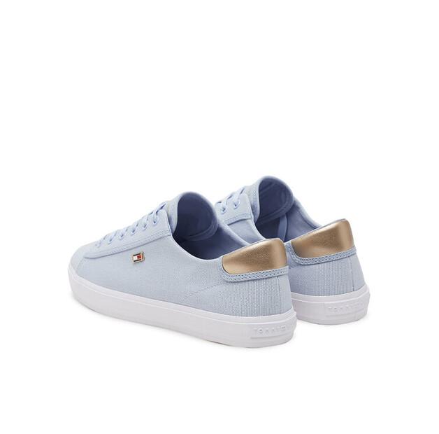 Tommy Hilfiger Кроссовки Vulc Canvas Lace Up Sneaker FW0FW08647 голубой