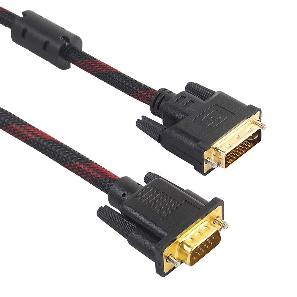 Монитор 1080P HDTV DVI-I 24+5 DVI на VGA Кабель Папа-Папа Двунаправленный